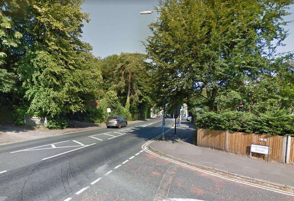 A tree has fallen close to Goldsmid Road in Tonbridge. Picture: Google Street View