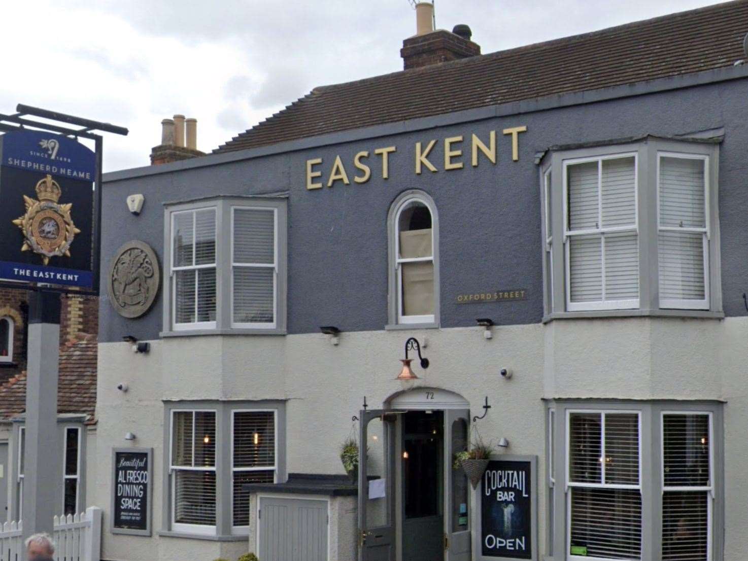 The East Kent pub in Oxford Street, Whitstable
