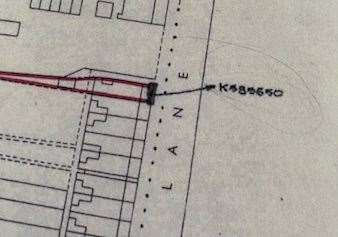 Documents showing the boundary of Mr Skinner’s property. Picture: Paul Skinner