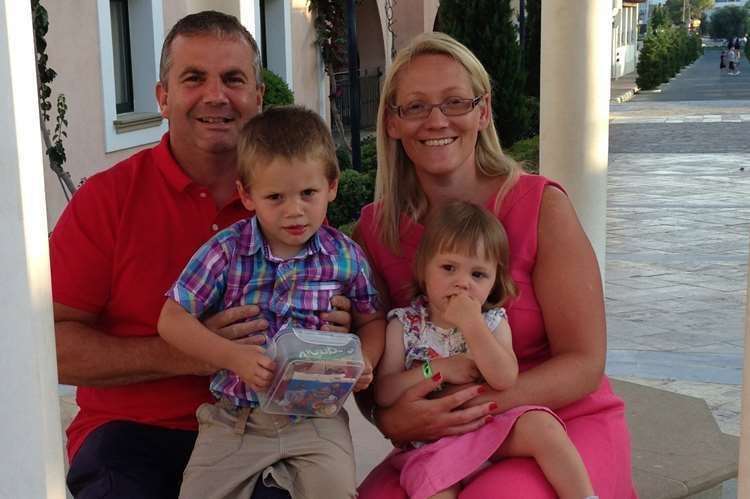 David and Jo Ward with son Reuben and daughter Betty