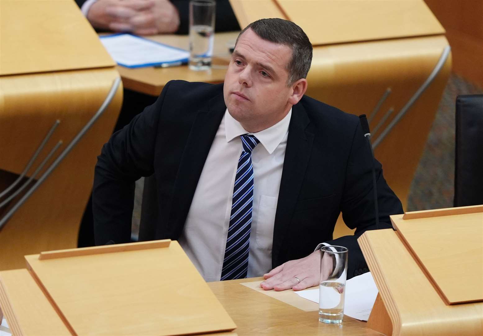 Douglas Ross announced he would step down as Scottish Tory leader during the general election campaign (Andrew Milligan/PA)