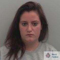 Tazmin Carey, 23, was jailed for multiple relationships with underage girls in Sittingbourne and Chatham. Picture: Kent Police
