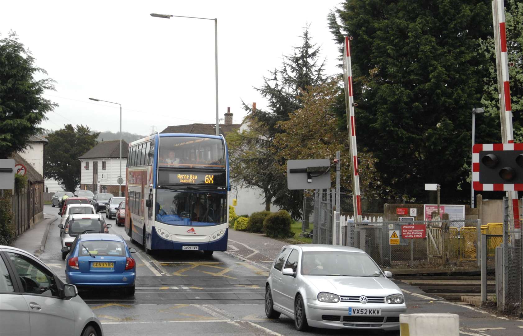 Sturry level crossing is the most snarled-up in Kent, and one of the top 10 worst in the UK