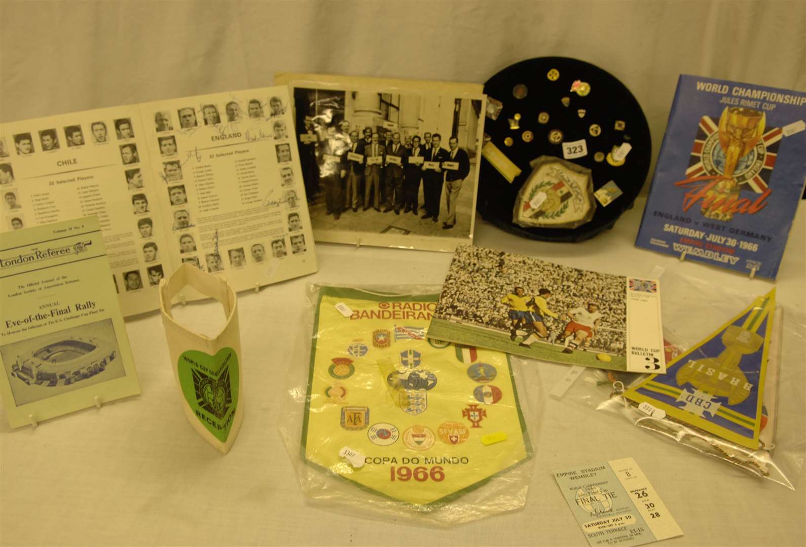 Souvenirs from that famous day in July 1966. Picture: Dave Downey