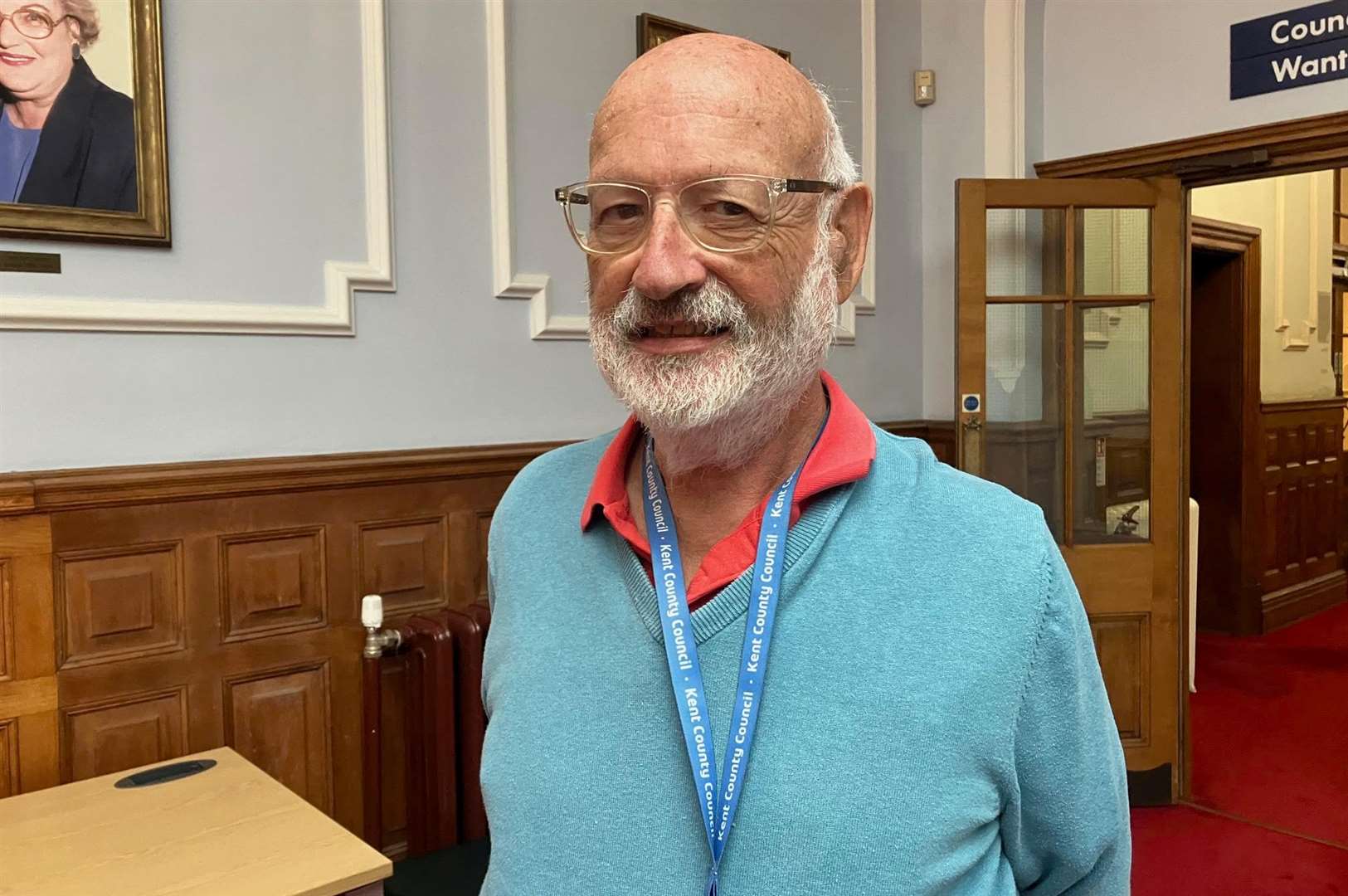 Cllr Barry Lewis at County Hall