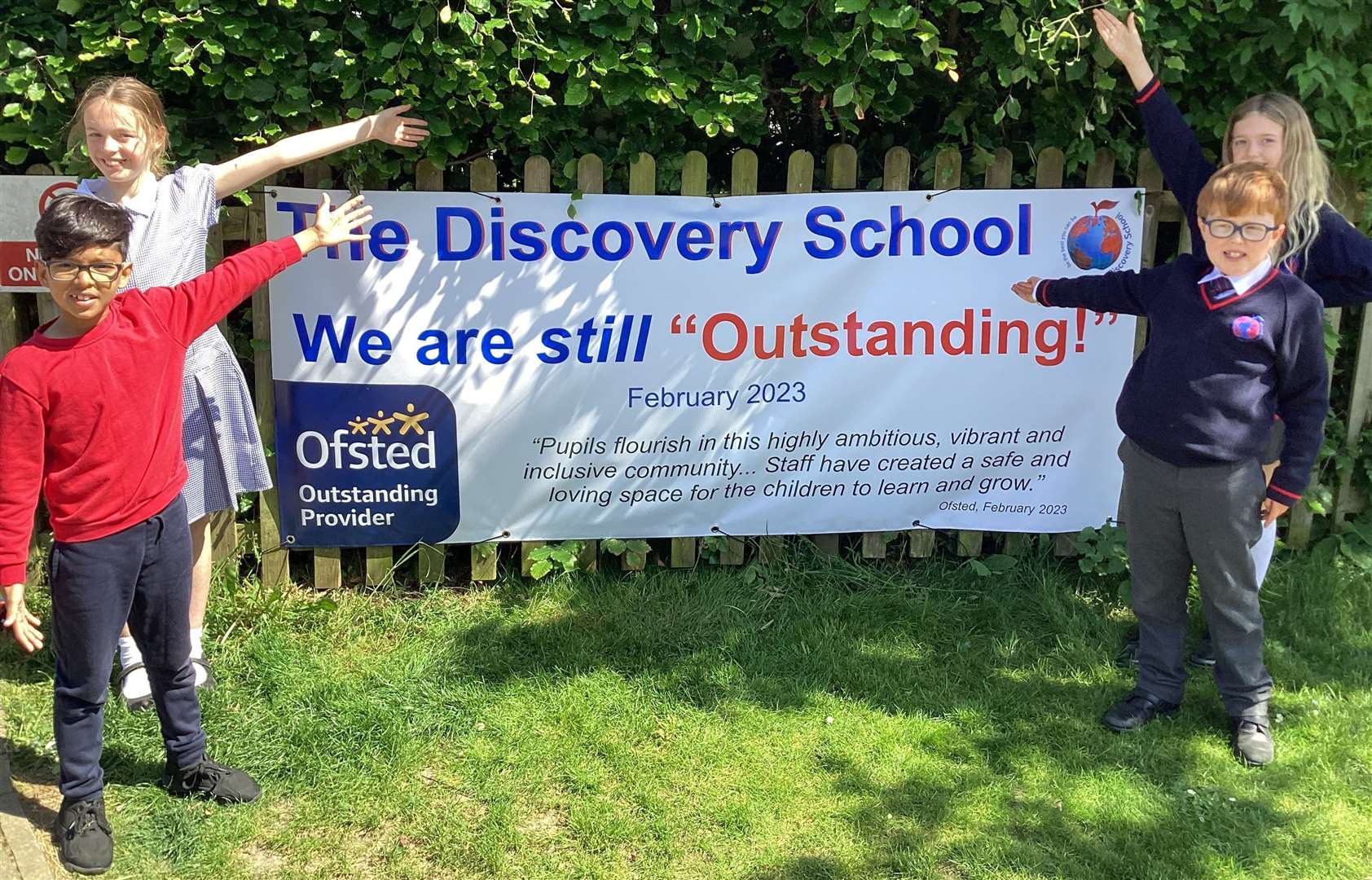 The Discovery School in Kings Hill, West Malling, maintains ...