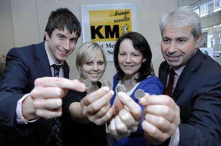 Rob Bailey, Anna White, Angela Cole and Alan Smith pledge their support to the Birth Right campaign