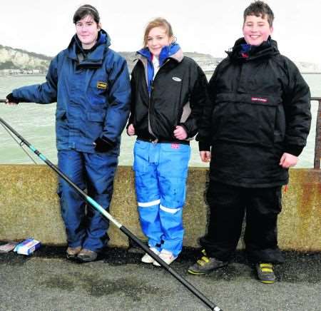 David Morris Jnr,Rebecca Hurcombe and Bryony Langley