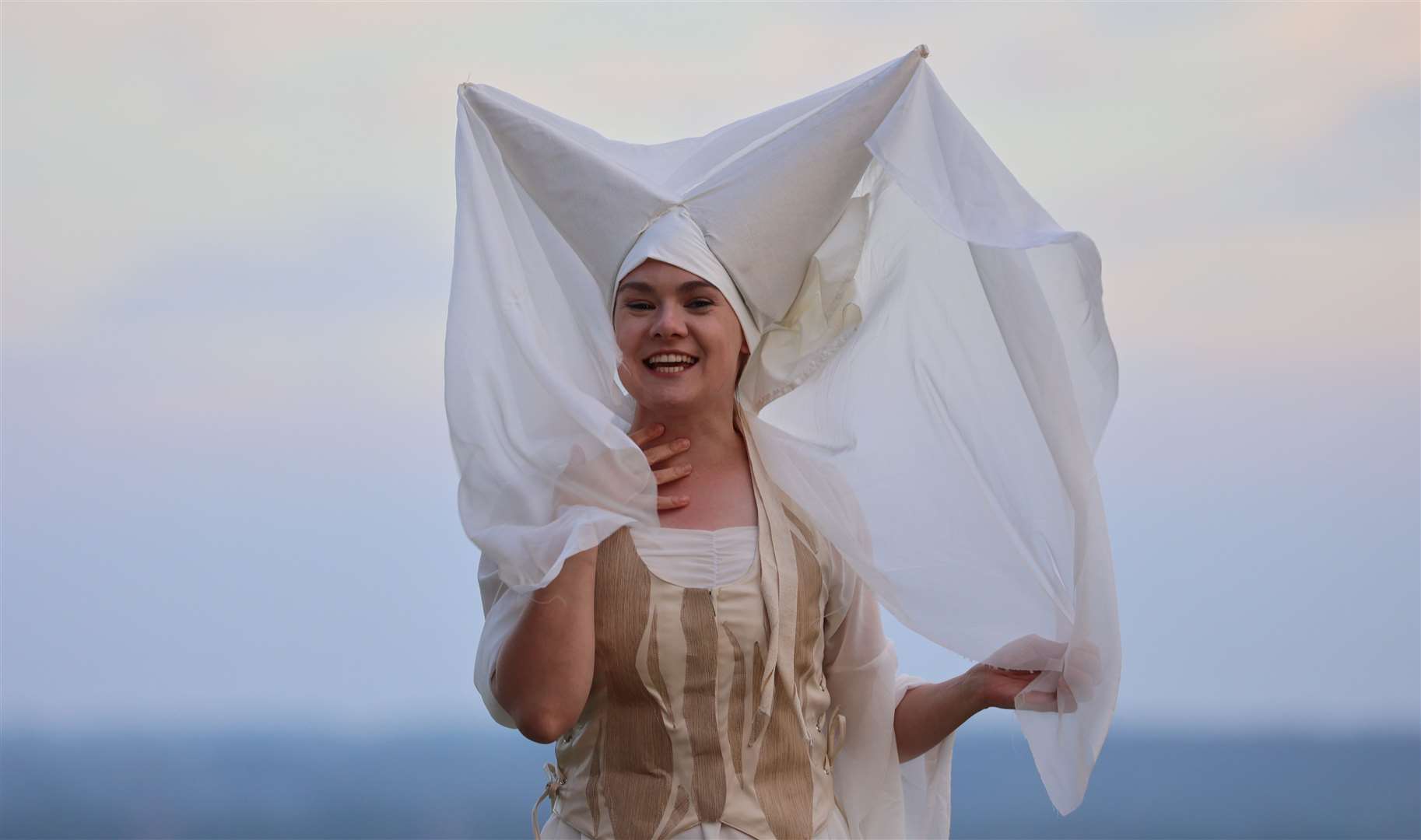 Joanna McGarva as the Princess of France. Picture: Susan Pilcher / Changeling Theatre