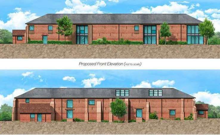 The proposed look of Frognal Farm Barn in Teynham, Sittingbourne once work is completed. Picture: Blackrock Architecture Limited