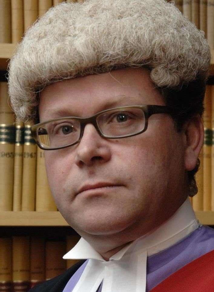 Judge Simon James jailed Richardson for 15 months