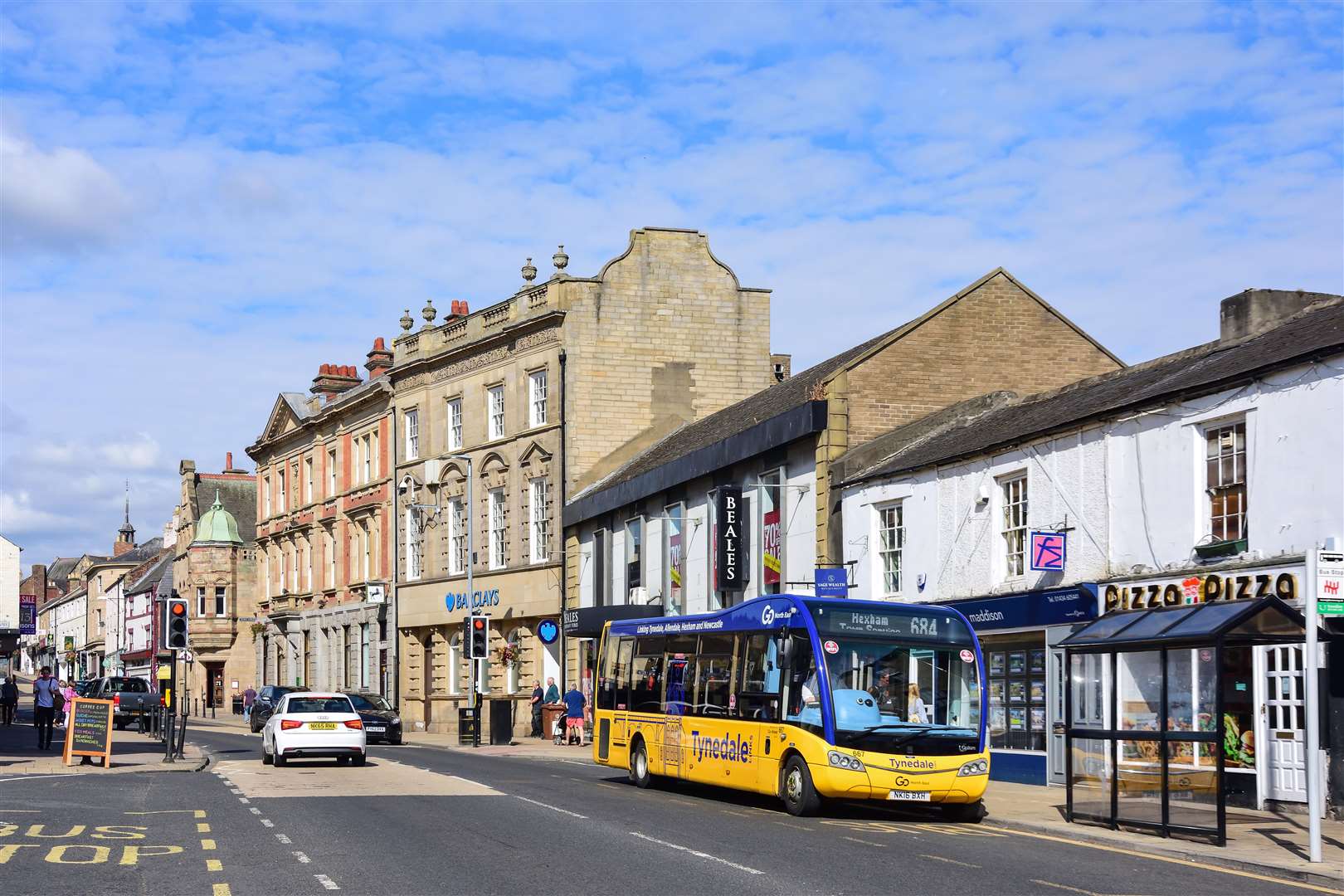 Holly was stabbed in Priestpopple in Hexham (Alamy/PA)