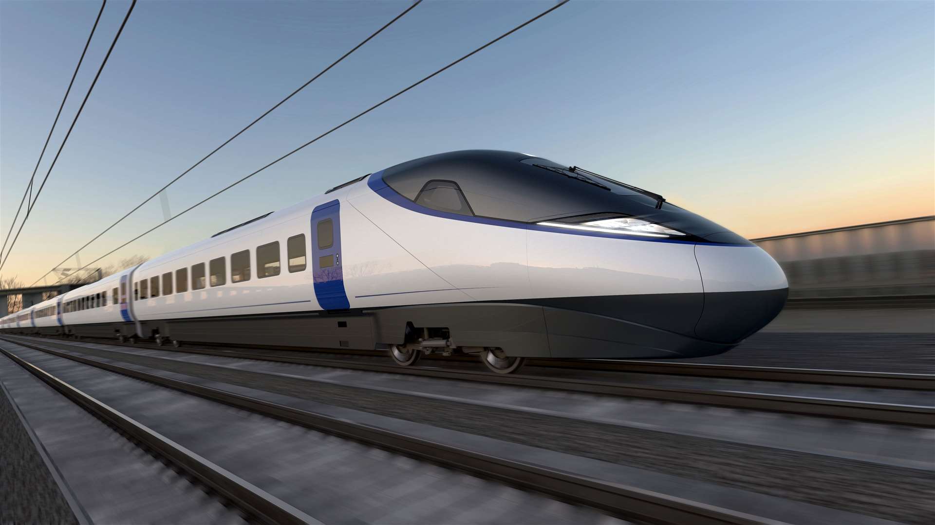 An artist’s impression of an HS2 train (HS2/PA)