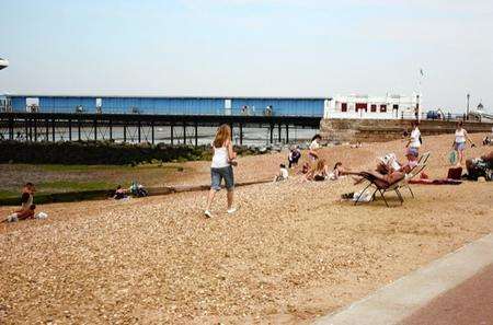 Herne Bay beach