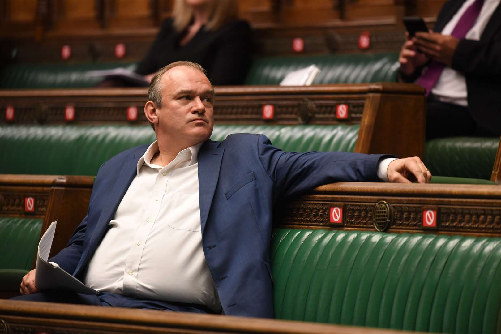 Sir Ed Davey will attend the Remembrance Sunday service at the Cenotaph as Lib Dem leader for the first time (UK Parliament/Jessica Taylor/PA)