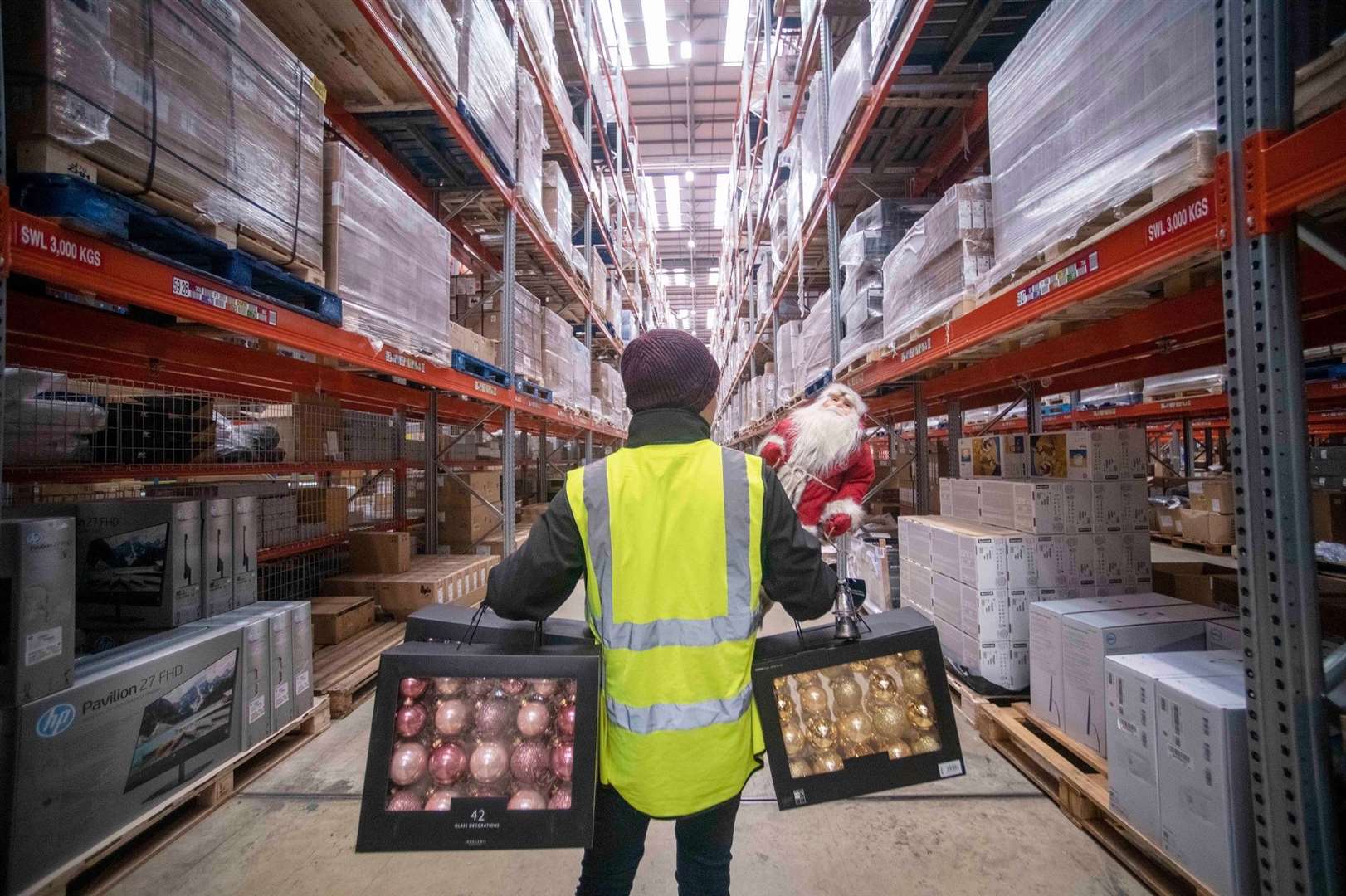 John Lewis trialled rapid testing at its Magna Park distribution site in Milton Keynes (John Lewis/PA)