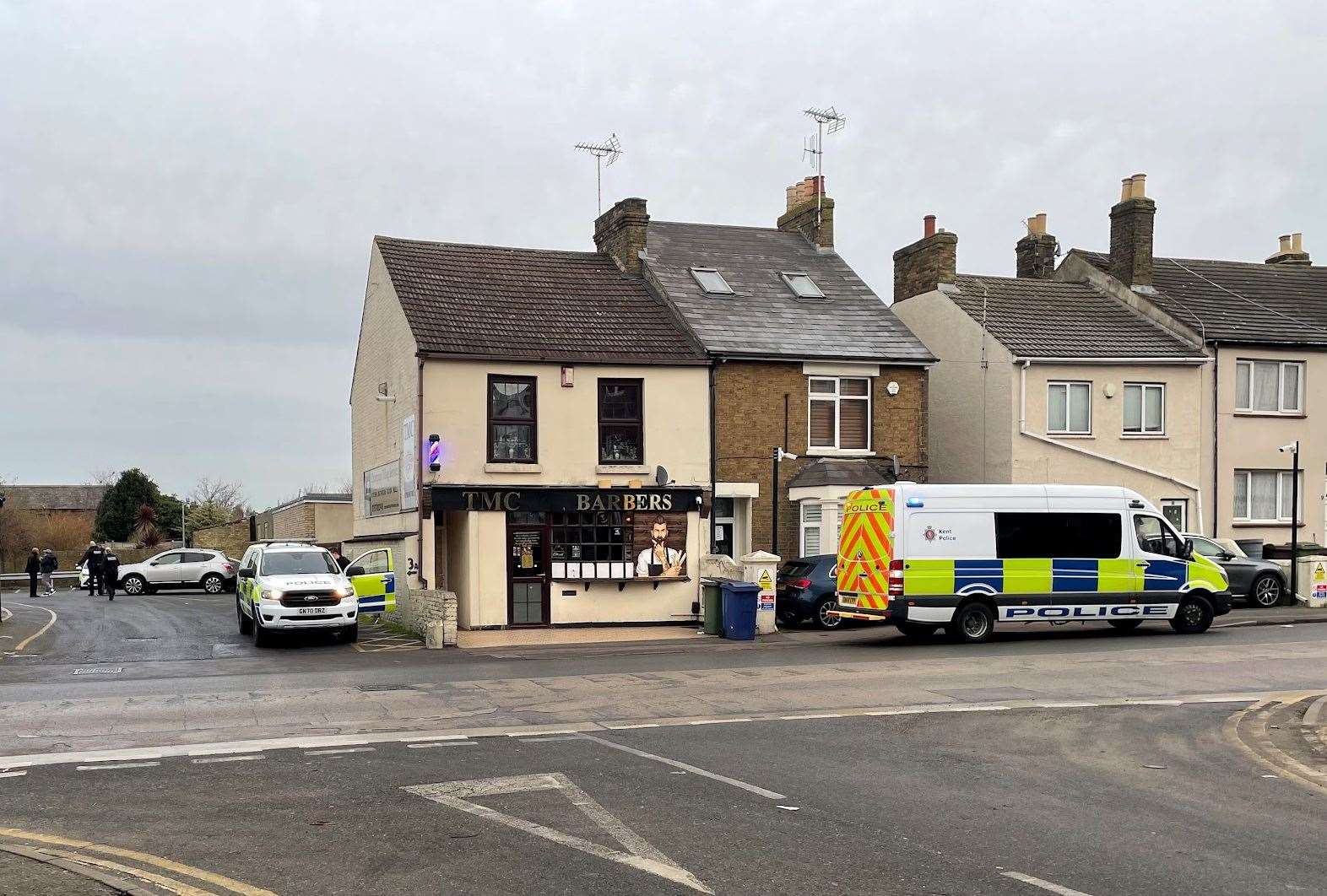 Police stopped a vehicle that was driving erratically in Canterbury Road, Sittingbourne