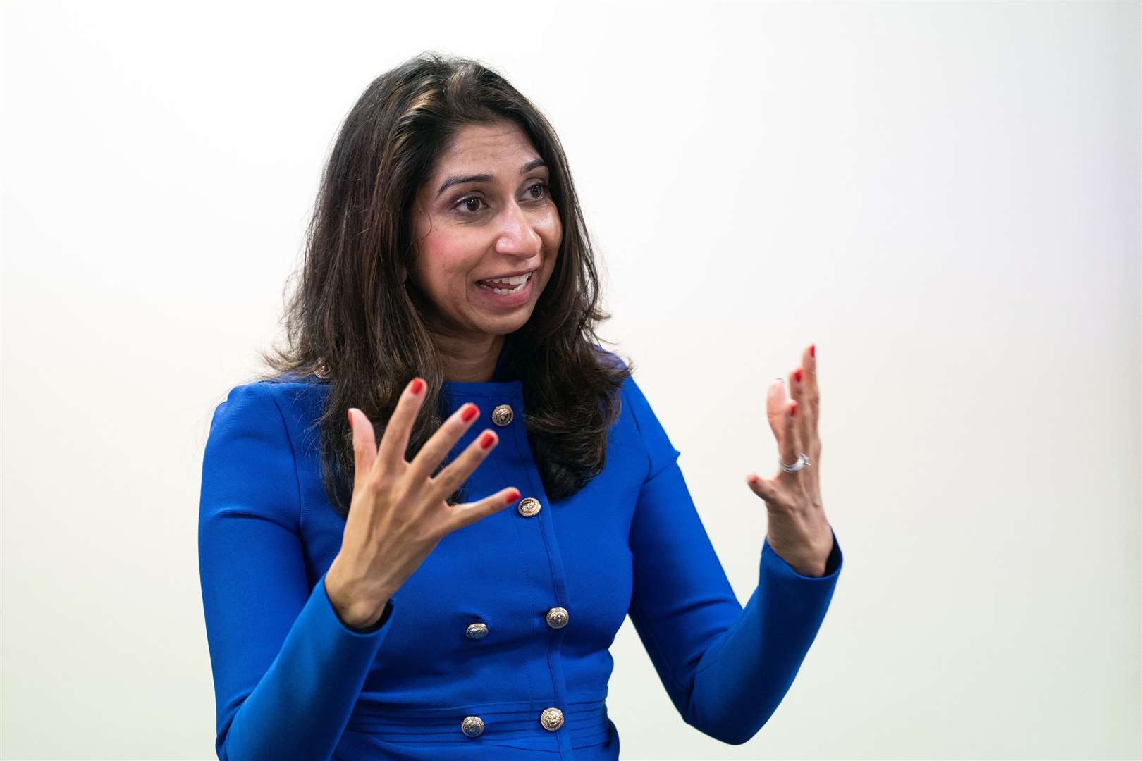 Former home secretary Suella Braverman was criticised for an email in her name sent last year which accused civil servants of blocking efforts to stop small boat crossings (Joe Giddens/PA)