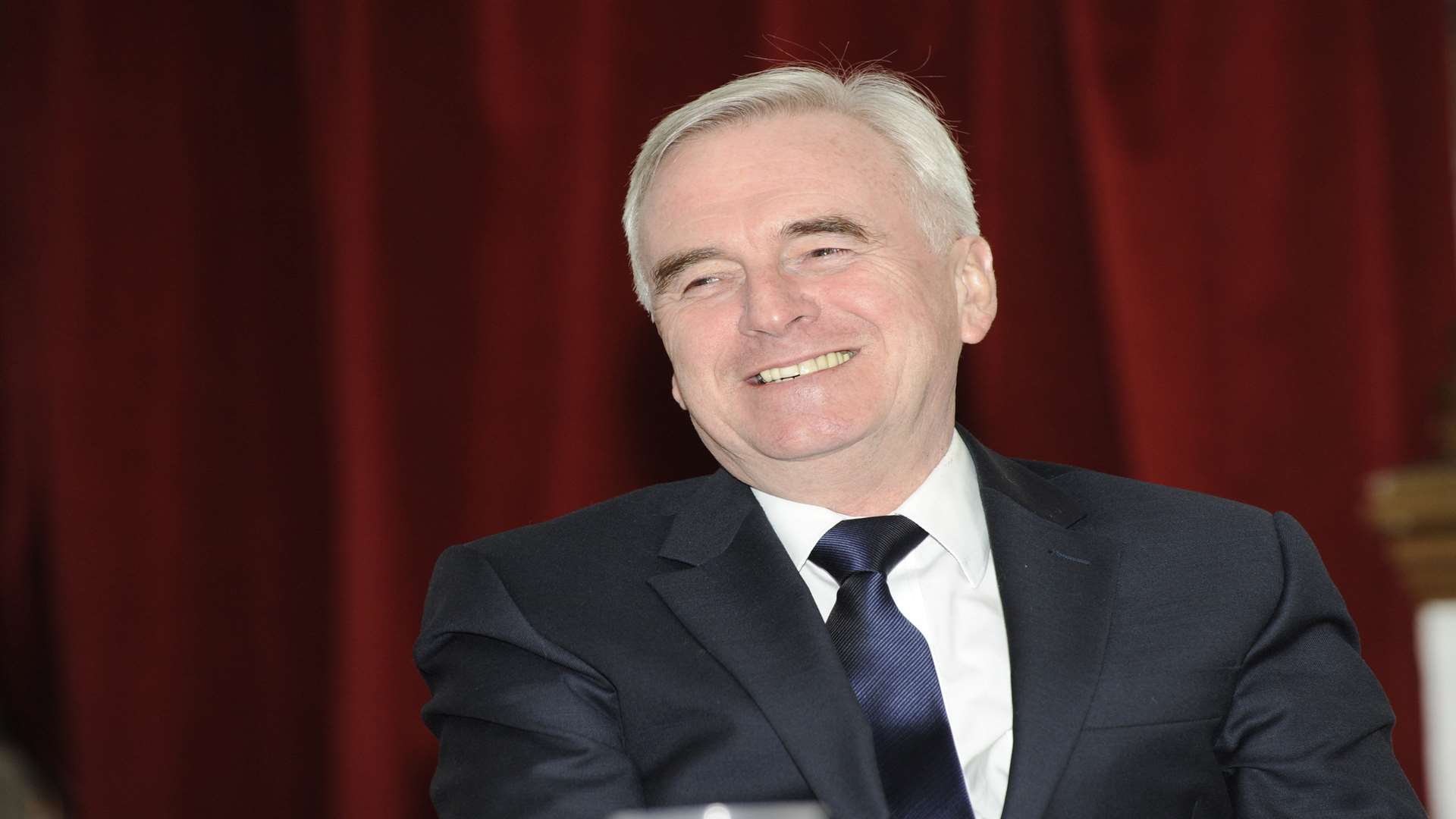 Visit by shadow chancellor John McDonnell at the Kings Theatre, Ramsgate