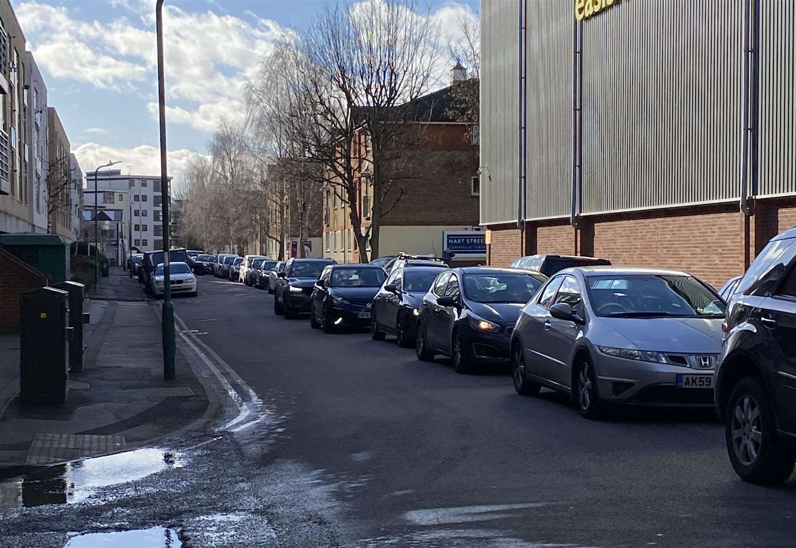 Barker Road regularly becomes congested. Picture: Lucy George