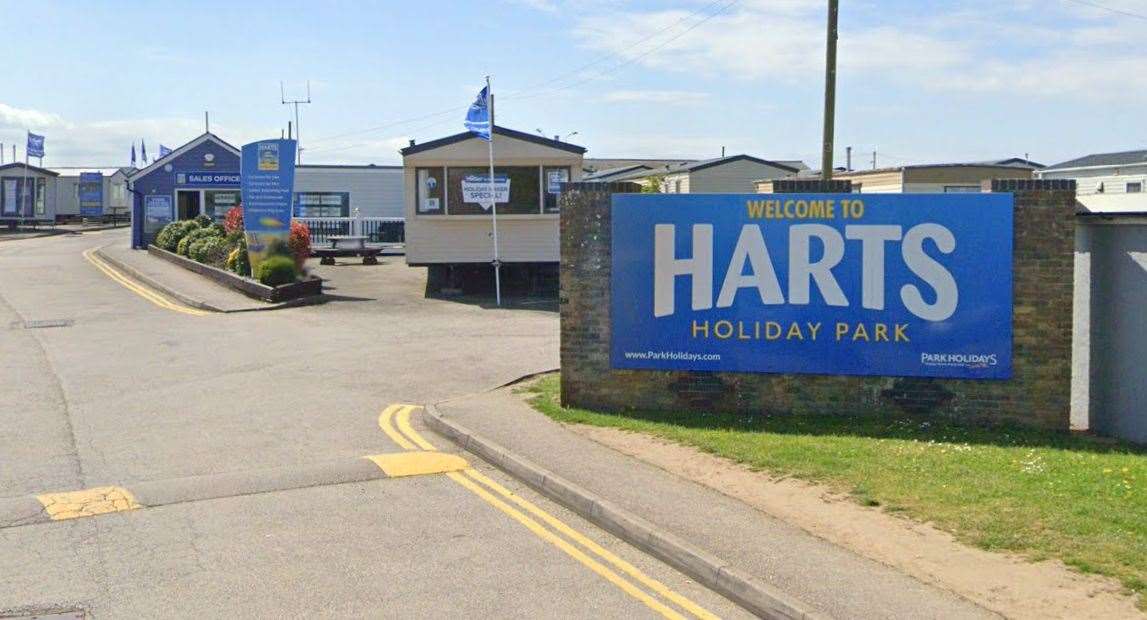 Harts Holiday Park in Leysdown. Picture: Google Maps