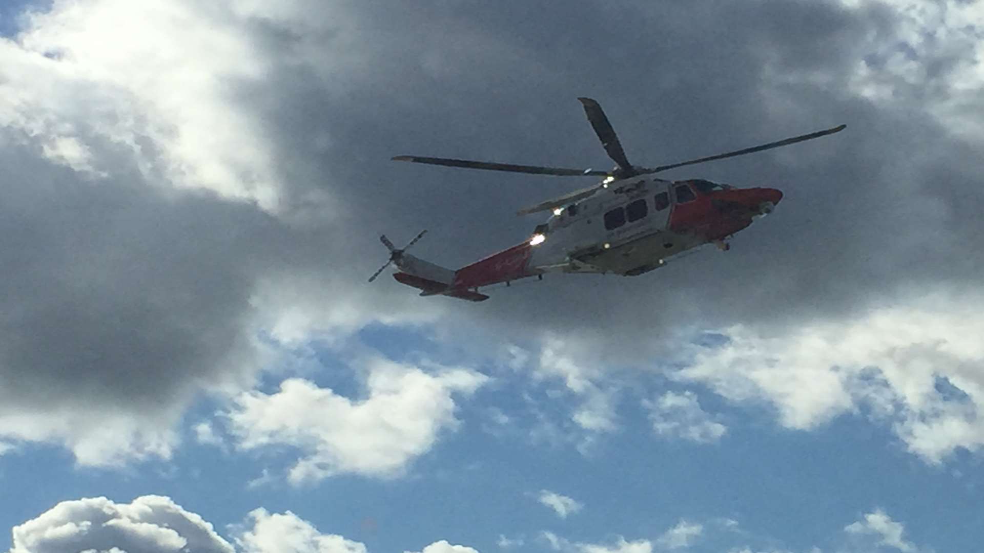 The Coastguard helicopter has been scrambled. Library image.
