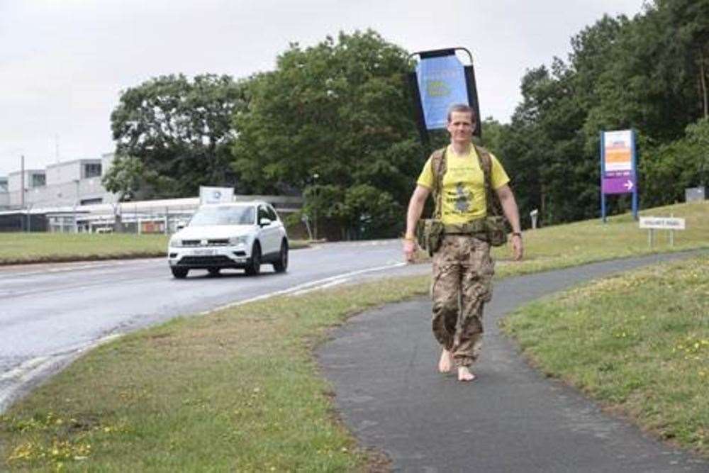 The major is attempting to raise awareness of people with rare disease (Christopher Brannigan/PA)