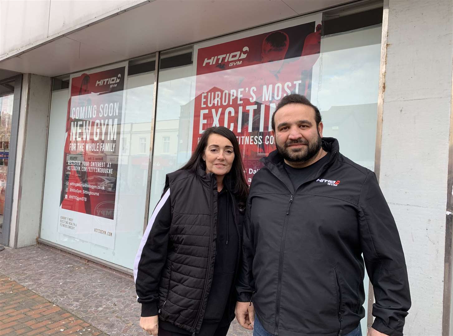 Manager Belinda Adams and franchise owner Majid Alamgir