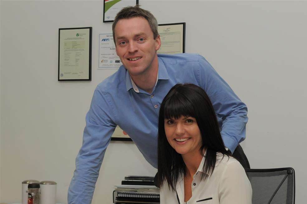 Cura Energy directors Carly Higglesden and Simon Bowe