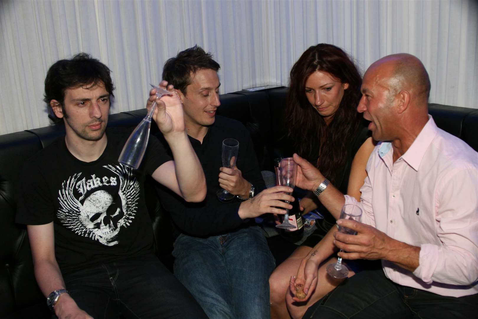 Actor Ralf Little (left) at Hustle in 2011. Picture: Hustle nightclub