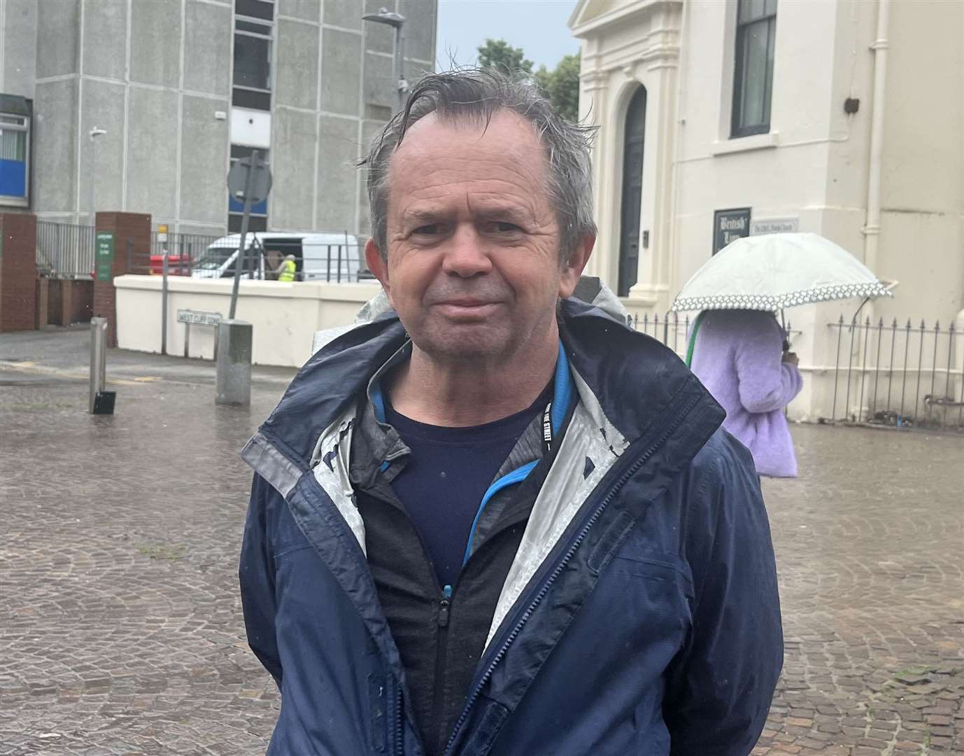 Peter Jackson, 67, thinks more effort should be made to protect Folkestone's older buildings instead of adding new-builds