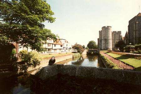 The River Stour at Canterbury