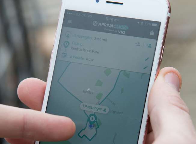 The ArrivaClick smartphone app