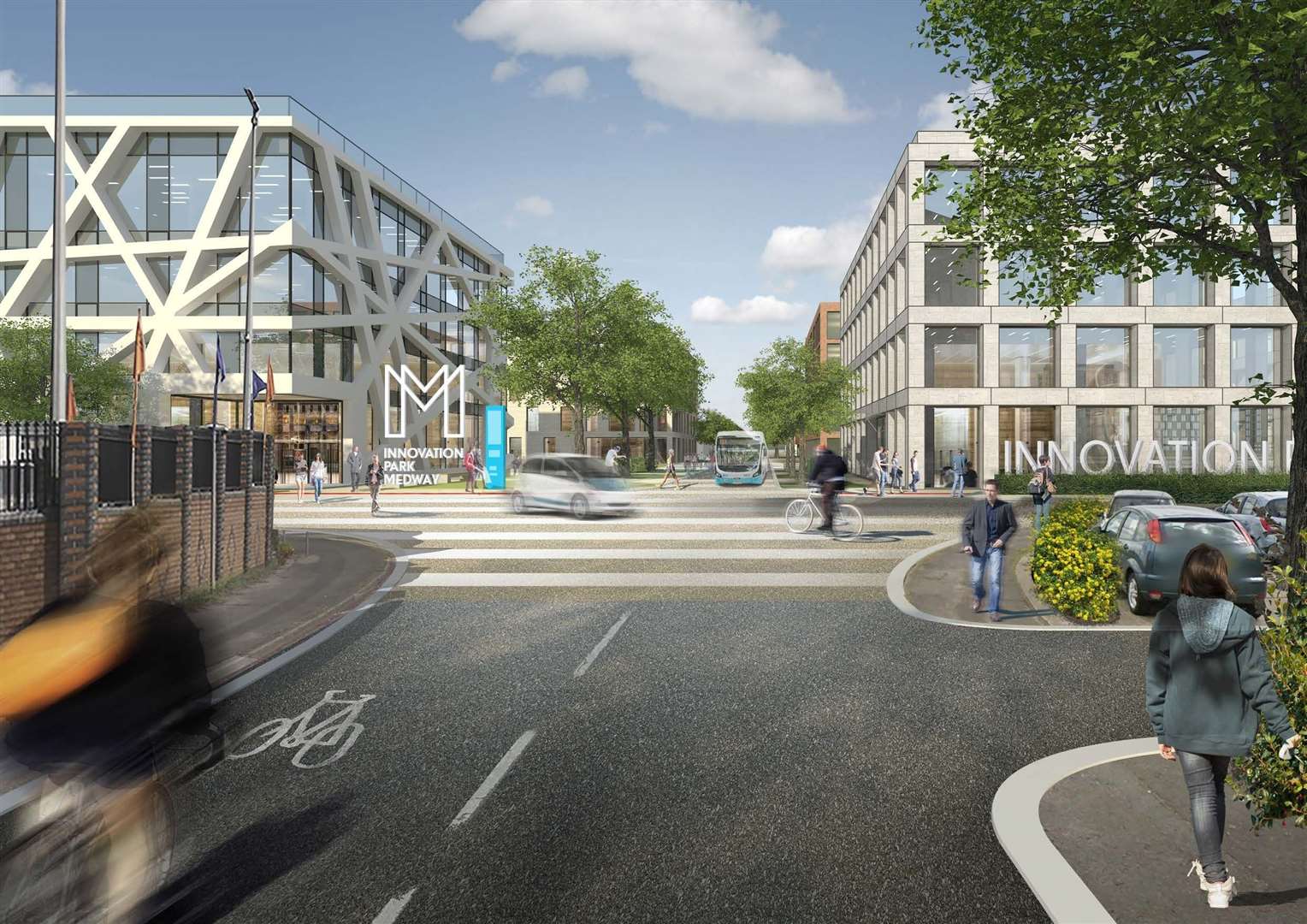 CGI images of what Innovation Park Medway will look like (First phase, Northern Gateway) (7071231)