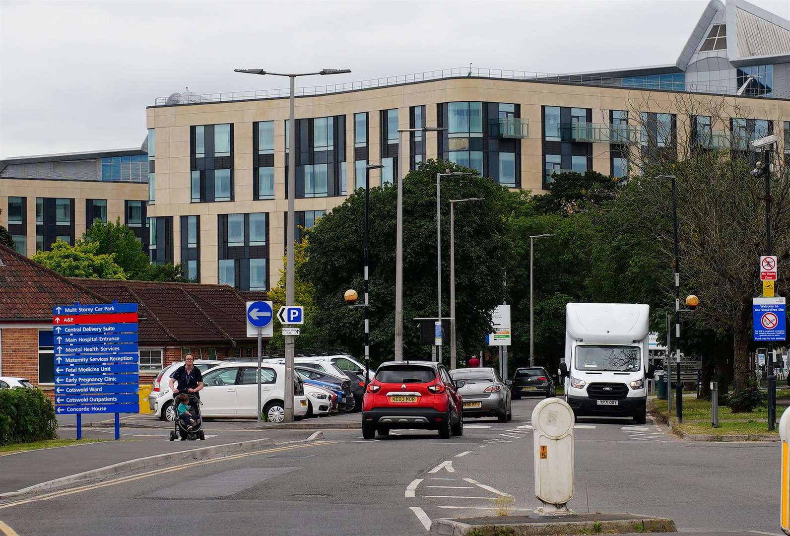 Southmead Hospital in Bristol where the Princess Royal is being treated after she ‘sustained minor injuries and concussion’ (Ben Birchall/PA)