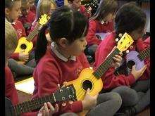 ukelele playing at schools in Kent