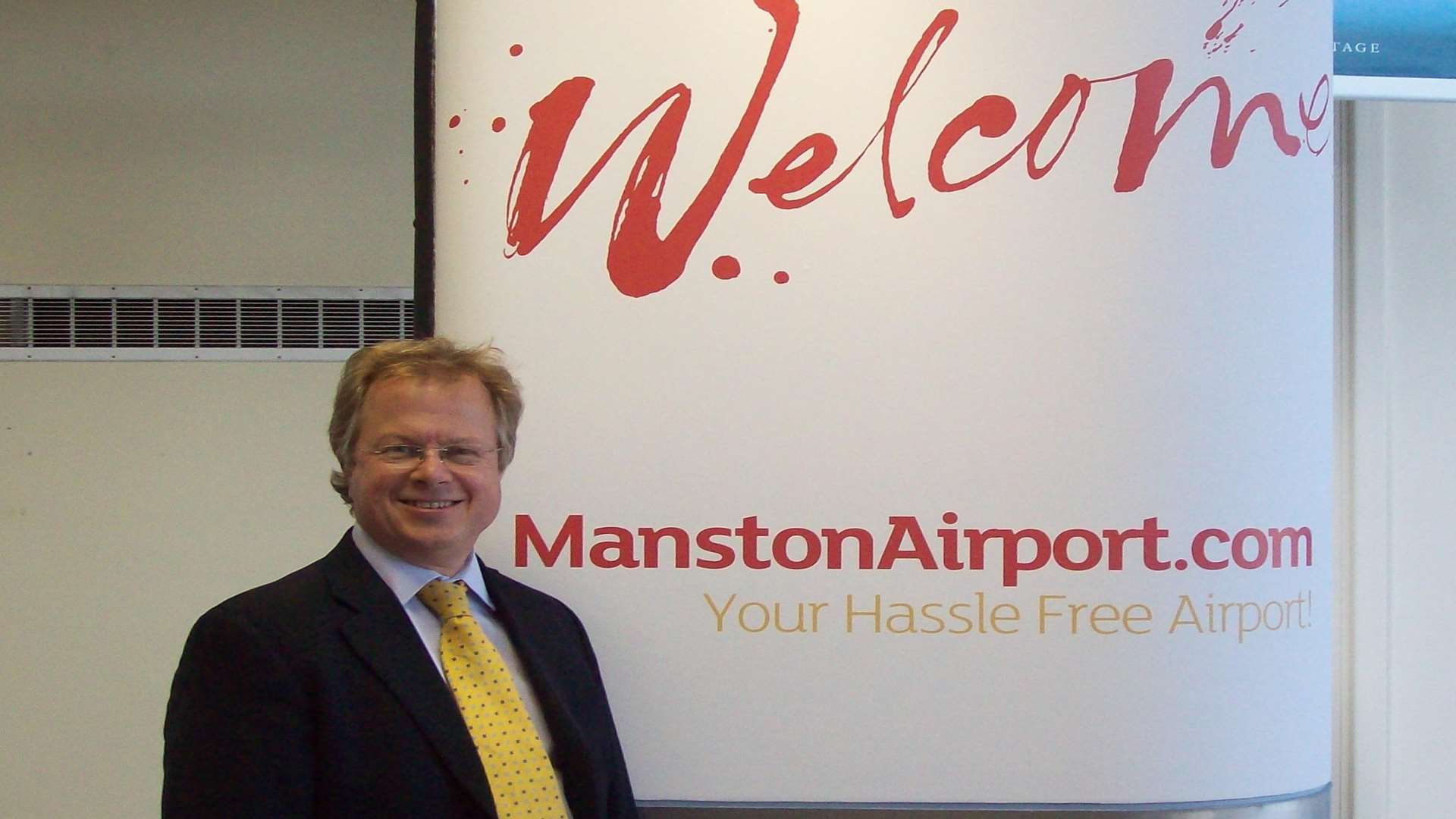 Manston Airport chief executive Charles Buchanan