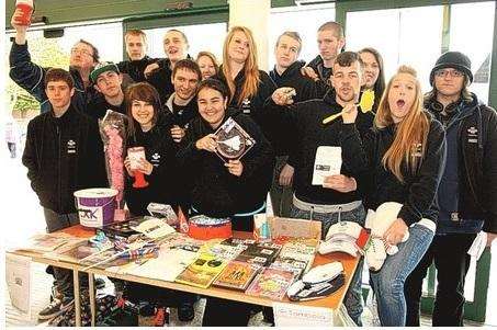 Members of the Prince's Trust team in Dover who are up for an award.