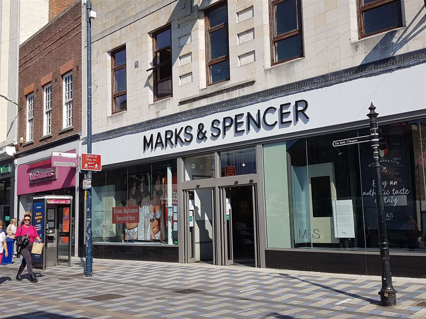 Goodbye to Marks and Spencers in Week Street