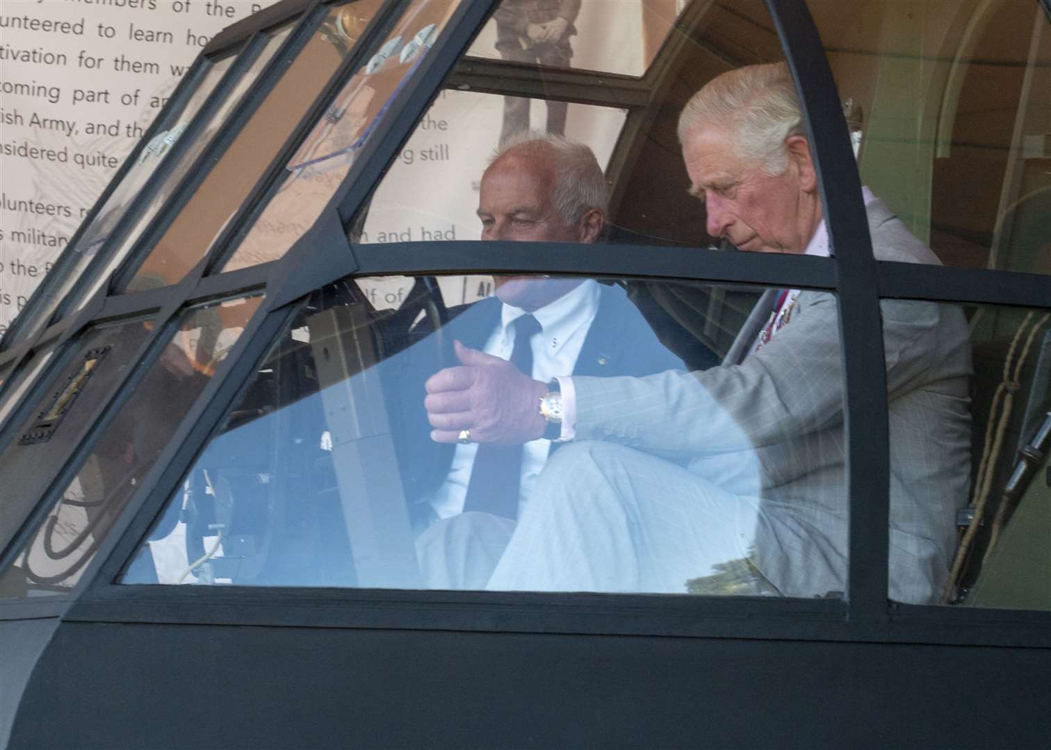 The Princess Royal is in the Netherlands representing Charles, pictured at the 75th anniversary commemorations (Arthur Edwards/The Sun)