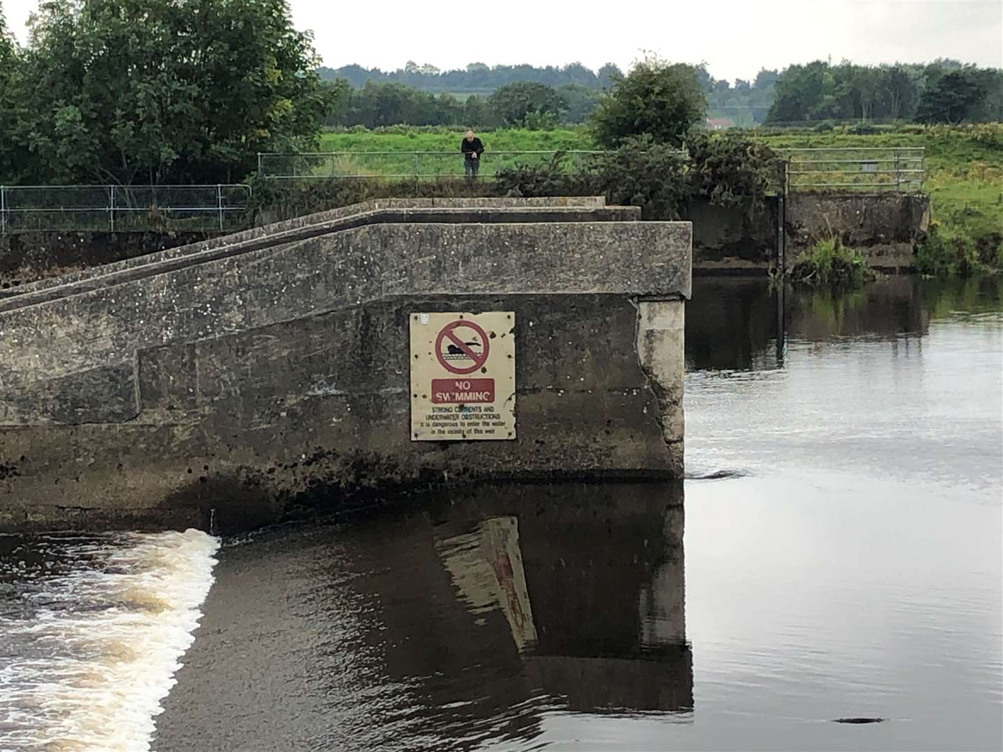 A general view of a stretch of the River Tees near the spot where the boy got into difficulties (Tom Wilkinson/PA)