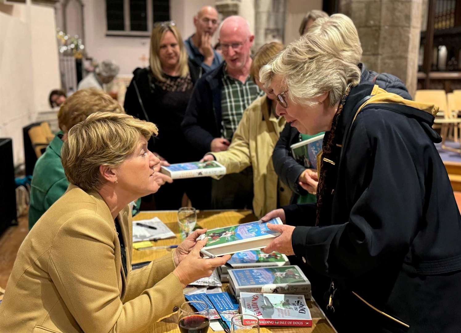 Mrs Balding attended at the request of the church's fundraising committee in October. Picture: Sue Ferguson