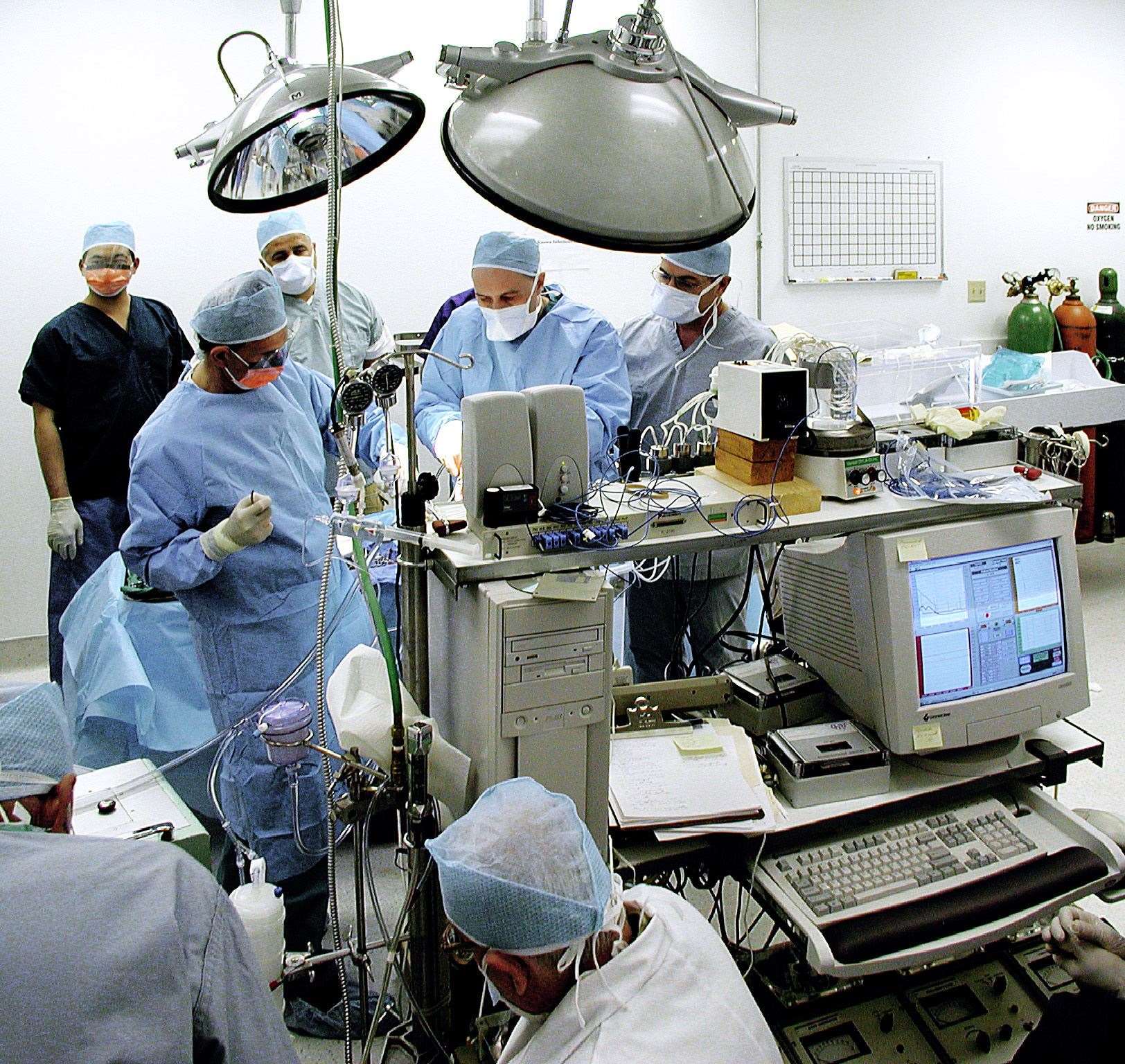 The medical team at Alcor prepare a patient. Photo courtesy of Alcor Life Extension Foundation