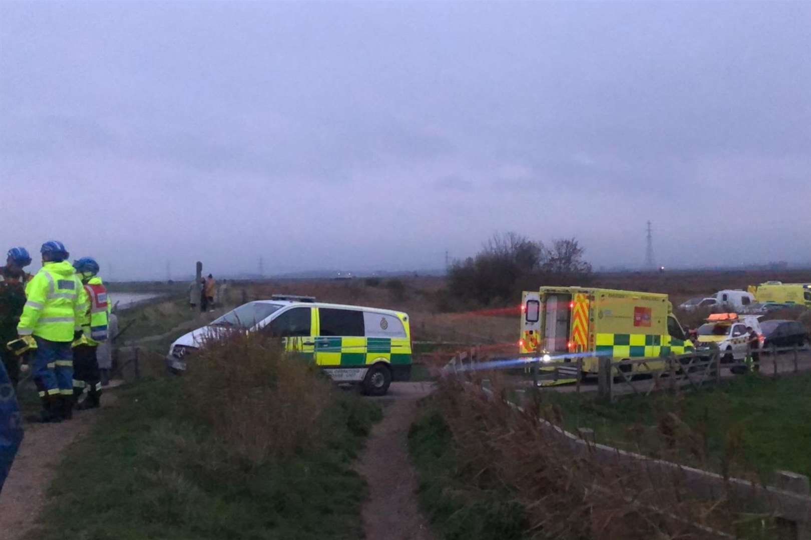 Search crews had been at Oare last night and today (43052546)