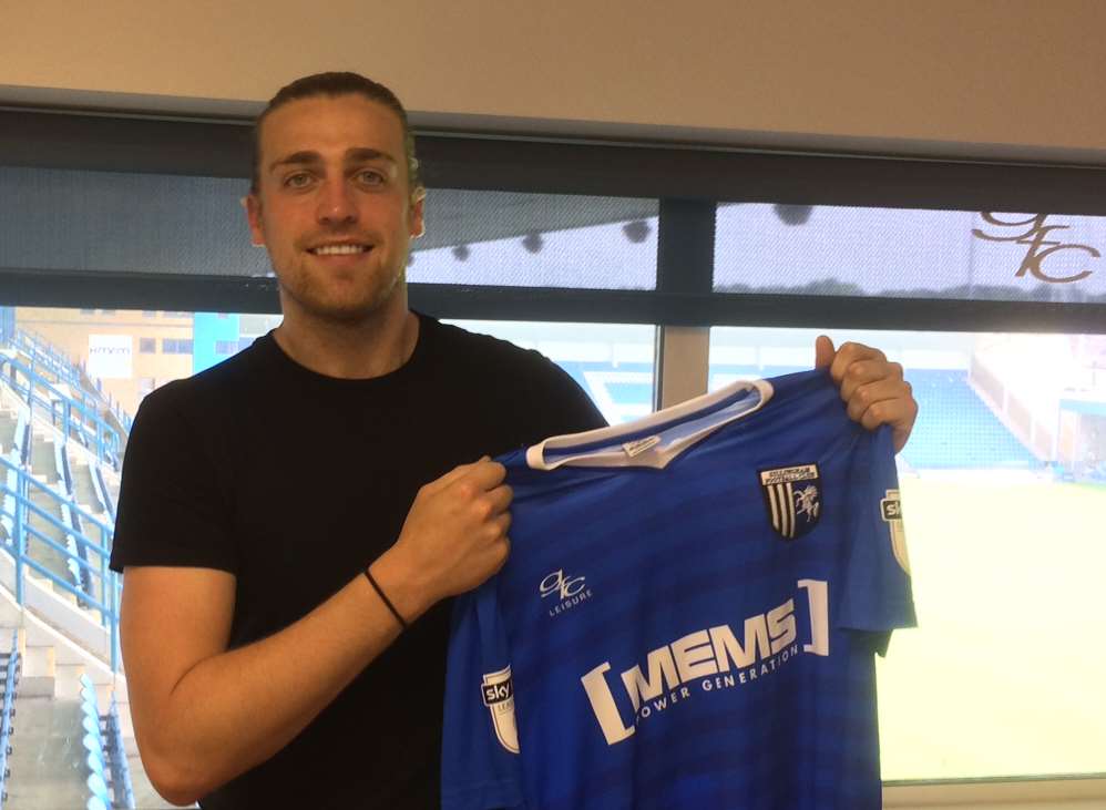 Gillingham's new signing Tom Eaves Picture: KM Media