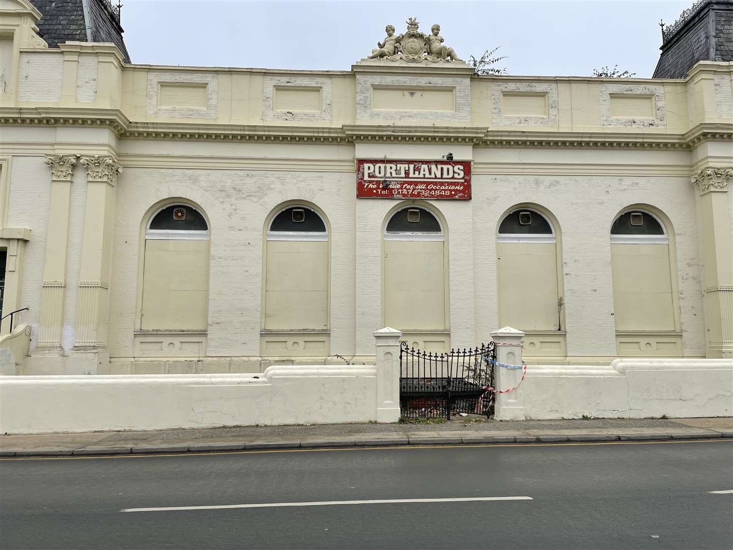 There was no visible damage to the building from the street view