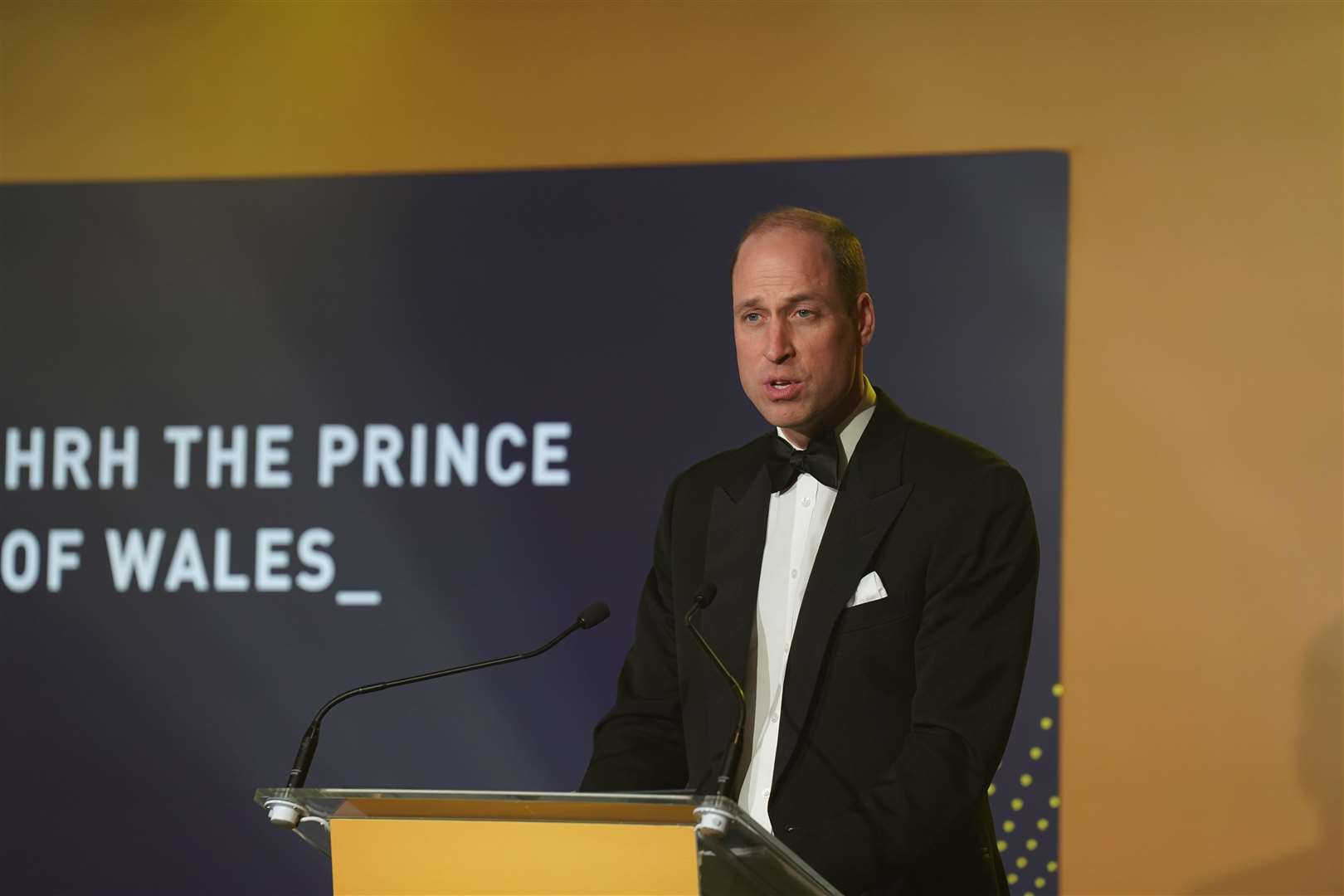 The Prince of Wales making a speech during the Diana Legacy Awards (Arthur Edwards/The Sun/PA)