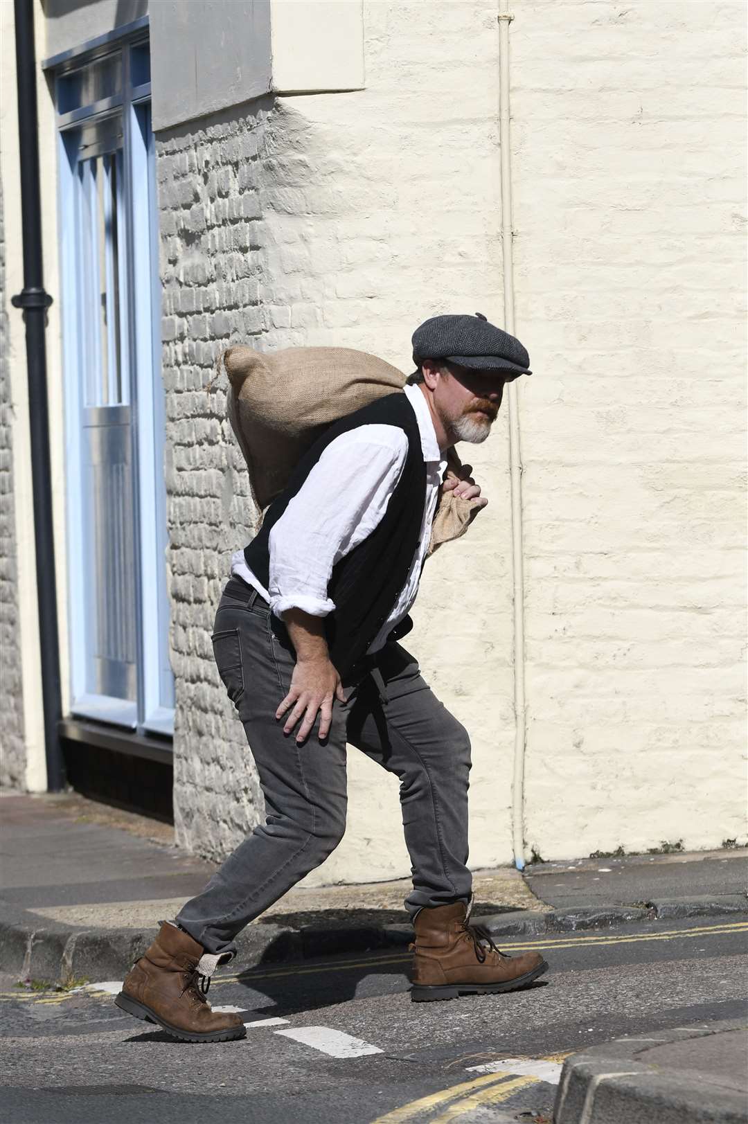 Pete Fishlock in character as a smuggler at one of the events. Picture: Tony Flashman