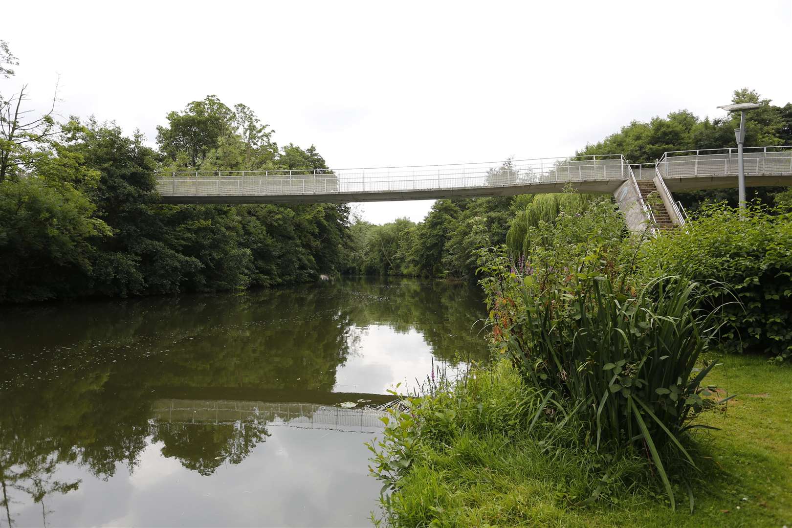 General view of Millenium Bridge, Maidstone Picture: Andy Jones 6782390