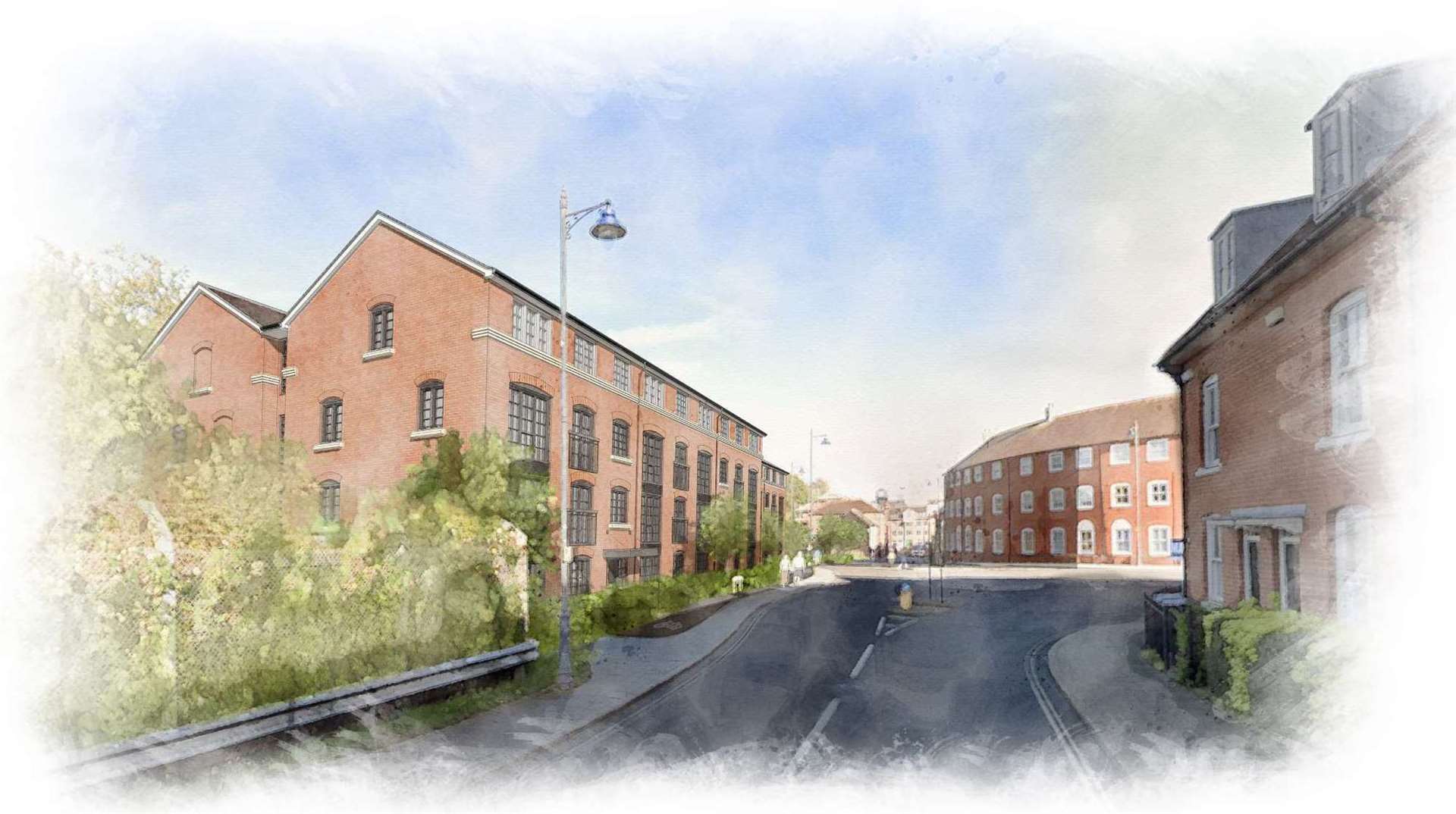 An image created to demonstrate how the Churchill Retirement Living complex at former Station Road West car park, in Canterbury, could look
